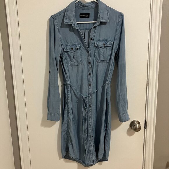 Parasuco Jeans Shirt Dress Button Up Size Small - Picture 1 of 5